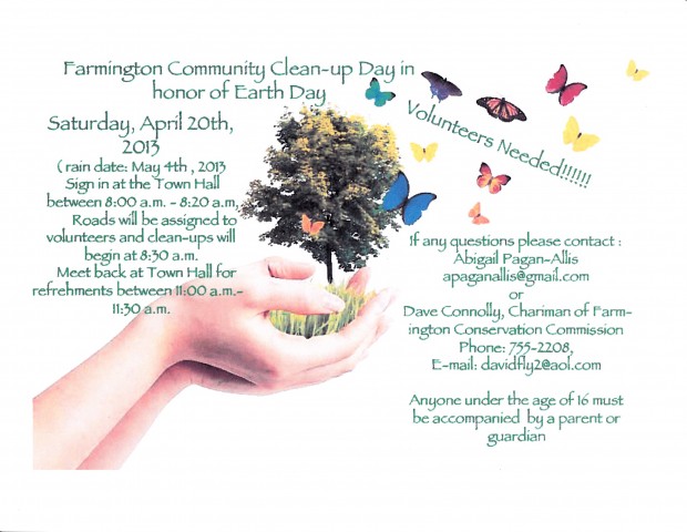 Farmington Community Clean-up Flyer