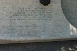 A quote found on the Law Enforcement Officer's Memorial Washington DC